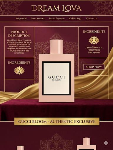 dreamlova (27) Gucci bloom - Authentic Exclusive